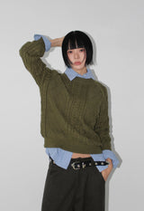 CINNAMON CABLE KNIT