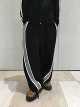 バントダイアゴナルトラックワイドスウェットパンツ 3C
