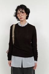 Cloudy Striped Blouse(2color)
