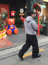 Slick Cargo Fleece Wide Pants 4C