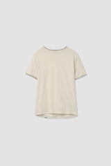 Shirring Ringer Top / Beige