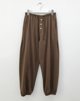 Lazy Button Jogger Pants (8color)