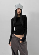 [MADE] Huebun Fleece-lined Warmer Long-Sleeve T-shirt