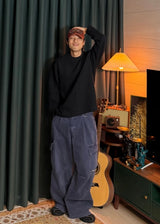 Pig Dying D-Ring Cargo Pants 