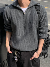 メルハイネックハーフジップアップ