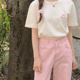 ジェリーリボンエンブロイダードTシャツ