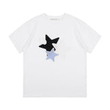 ミックススターエンジェルパッチTシャツ(ホワイト) F25QB117