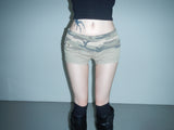 alone eyelet camo shorts
