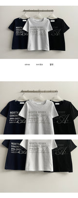 Ritky Lettering Short-Sleeved T-Shirt (3 colors)