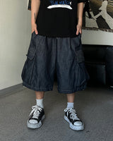 SL Raw Denim Cargo Bermuda Pants (2C)