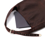 [Ham Junsoo Collaboration] HH ウォッシュドナイロンベルト付きバッグ (Denim Burgundy)