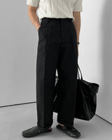 Leico Cotton One-Tuck Pants (4 Colors)
