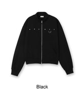 ベロップDリングクロップジップアップ