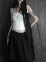 gloy lace sleeveless (2color)