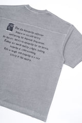 BBD クラッシュドフェイスピグメントTシャツ (Gray)