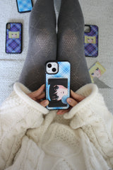 [macsafe cardwallet]ブラックヘアードガール