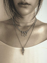 Double Orbit Layer Necklace