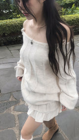 sugaprim off-shoulder ribbon over NT