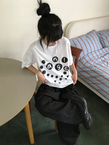 [unisex] レベア ルーズフィット リベット ドット ショート スリーブ ティー