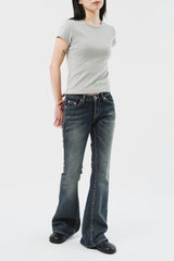 (W) Petti Low Bootscut Denim (2color)