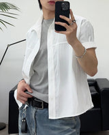 Tra Crop Nylon Short Sleeve Shirt