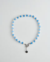 MP025 FRESHWATER PEARL WITH NATURAL STONE NECKLACE