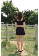 Chloe Swim Skirt Black