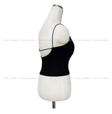 [U-BASIC] Ainey Back Crop Ribbed Sleeveless