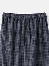 Window check pajama pants