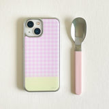 berry lemon silver epoxy phone case