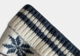 Zero Nine Cozy Snowflake Drop Knit Beanie