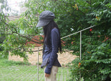 check scarf tee