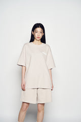 25SS BLADE LOGO SHORT SLEEVE T-SHIRT ESSENTIAL BEIGE