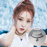 [Stray Kids ハン Necklace] スパークルスパークルチョーカーネックレス - Silver Color
