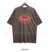 Grow Vintage Dying Over Short Sleeve