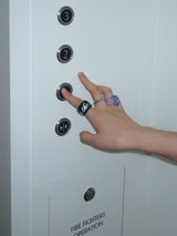  [Formica] Spell ring (Black white) 