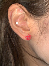 Rainbow doodle piercing (Red) 
