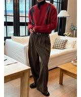 [Unisex] Mohair argyle cardigan(4color)