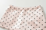 Cleo Satin Dot Micro Skirt