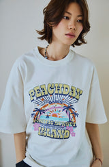 26SS★ピーチ サマー ショートスリーブ Tシャツ