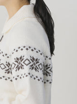 Snowfall Knit Zip-Up