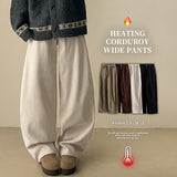 Duff corduroy wide pants