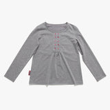 Twister Henley Long Sleeve - Grey