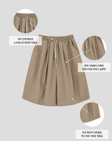 Rok Linen Pintuck Bermuda Pants