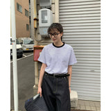 スローアンストライプTシャツ