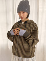 HAIRY KNIT BEANIE (GRAY)
