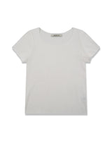 レタスヘム 半袖Tシャツ_ホワイト