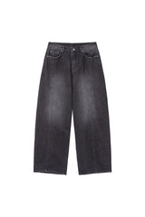 star denim pants (black)