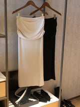Jelly Shirring Long Skirt