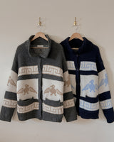 Nordic wool cardigan